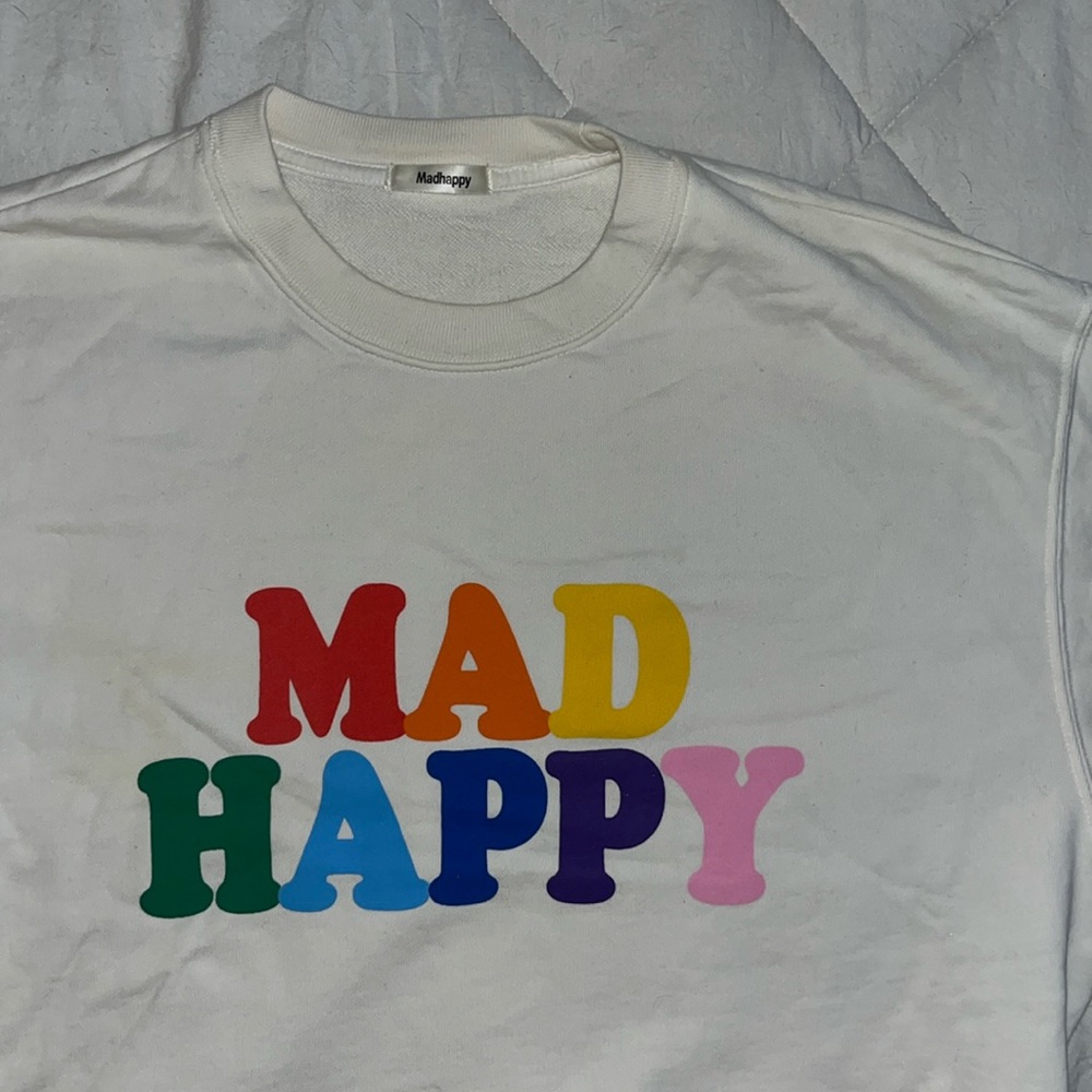 Madhappy Rainbow Logo Crewneck Sweatshirt - Size XL - Picture 2 of 2
